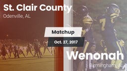 Matchup: St. Clair County vs. Wenonah  2017