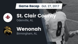 Recap: St. Clair County  vs. Wenonah  2017