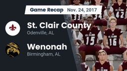 Recap: St. Clair County  vs. Wenonah  2017
