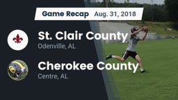 Recap: St. Clair County  vs. Cherokee County  2018