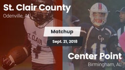 Matchup: St. Clair County vs. Center Point  2018