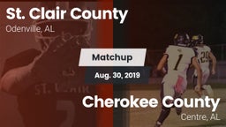 Matchup: St. Clair County vs. Cherokee County  2019