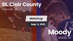Matchup: St. Clair County vs. Moody  2019