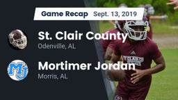 Recap: St. Clair County  vs. Mortimer Jordan  2019