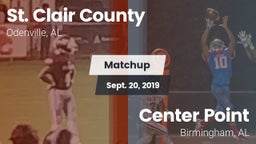 Matchup: St. Clair County vs. Center Point  2019