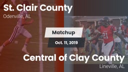 Matchup: St. Clair County vs. Central  of Clay County 2019