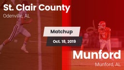 Matchup: St. Clair County vs. Munford  2019