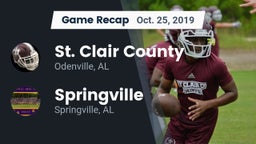 Recap: St. Clair County  vs. Springville  2019