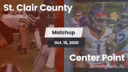Matchup: St. Clair County vs. Center Point  2020