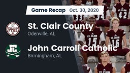 Recap: St. Clair County  vs. John Carroll Catholic  2020