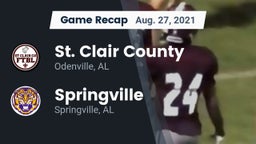 Recap: St. Clair County  vs. Springville  2021
