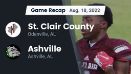 Recap: St. Clair County  vs. Ashville  2022