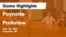 Poynette  vs Parkview  Game Highlights - Feb. 28, 2023