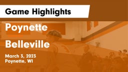 Poynette  vs Belleville  Game Highlights - March 3, 2023