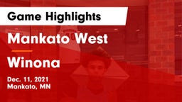 Mankato West  vs Winona  Game Highlights - Dec. 11, 2021