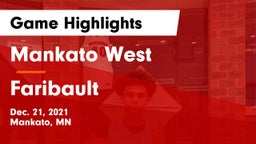 Mankato West  vs Faribault  Game Highlights - Dec. 21, 2021