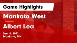 Mankato West  vs Albert Lea  Game Highlights - Jan. 6, 2022
