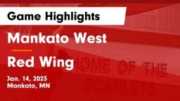 Mankato West  vs Red Wing  Game Highlights - Jan. 14, 2023