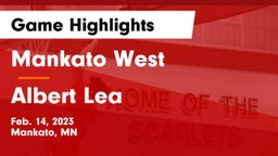 Mankato West  vs Albert Lea  Game Highlights - Feb. 14, 2023
