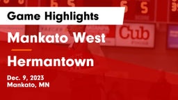 Mankato West  vs Hermantown  Game Highlights - Dec. 9, 2023