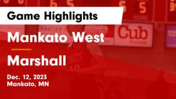 Mankato West  vs Marshall  Game Highlights - Dec. 12, 2023
