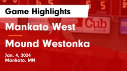 Mankato West  vs Mound Westonka  Game Highlights - Jan. 4, 2024