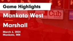 Mankato West  vs Marshall  Game Highlights - March 6, 2024