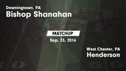 Matchup: Bishop Shanhan vs. Henderson  2016