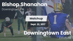 Matchup: Bishop Shanhan vs. Downingtown East  2017