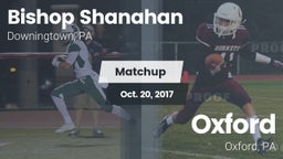 Matchup: Bishop Shanhan vs. Oxford  2017
