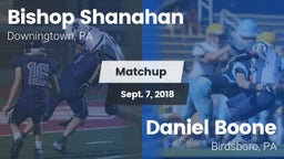 Matchup: Bishop Shanhan vs. Daniel Boone  2018