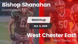 Matchup: Bishop Shanhan vs. West Chester East  2018
