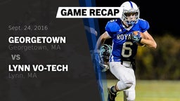 Recap: Georgetown  vs. Lynn Vo-Tech  2016