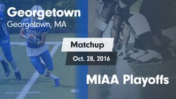 Matchup: Georgetown High vs. MIAA Playoffs 2016