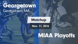 Matchup: Georgetown High vs. MIAA Playoffs 2016