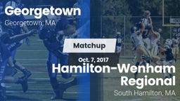 Matchup: Georgetown High vs. Hamilton-Wenham Regional  2017