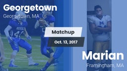 Matchup: Georgetown High vs. Marian  2017