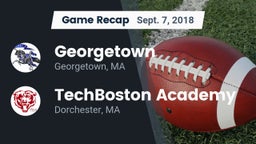 Recap: Georgetown  vs. TechBoston Academy 2018