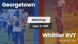 Matchup: Georgetown High vs. Whittier RVT  2018