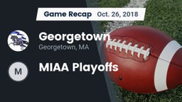 Recap: Georgetown  vs. MIAA Playoffs 2018