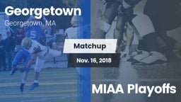 Matchup: Georgetown High vs. MIAA Playoffs 2018