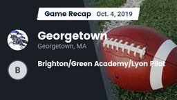 Recap: Georgetown  vs. Brighton/Green Academy/Lyon Pilot 2019