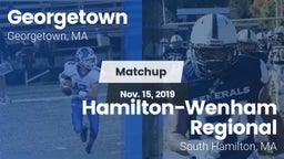 Matchup: Georgetown High vs. Hamilton-Wenham Regional  2019