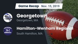 Recap: Georgetown  vs. Hamilton-Wenham Regional  2019