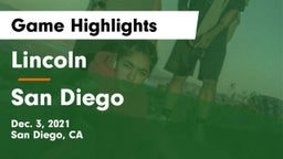 Lincoln  vs San Diego  Game Highlights - Dec. 3, 2021