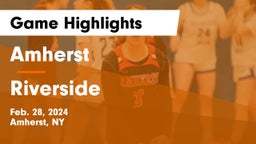 Amherst  vs Riverside  Game Highlights - Feb. 28, 2024