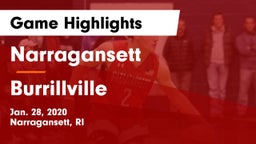 Narragansett  vs Burrillville  Game Highlights - Jan. 28, 2020