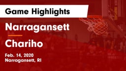 Narragansett  vs Chariho  Game Highlights - Feb. 14, 2020