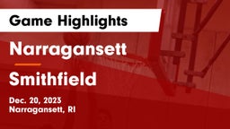 Narragansett  vs Smithfield  Game Highlights - Dec. 20, 2023