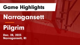 Narragansett  vs Pilgrim  Game Highlights - Dec. 28, 2023